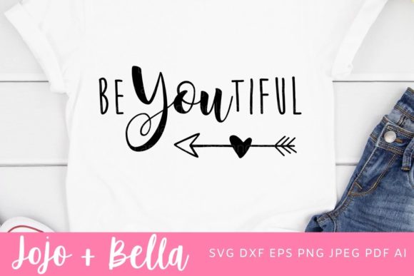 BeYOUtiful SVG, Love Quote: A Versatile Design for Heartfelt Embroidery Projects