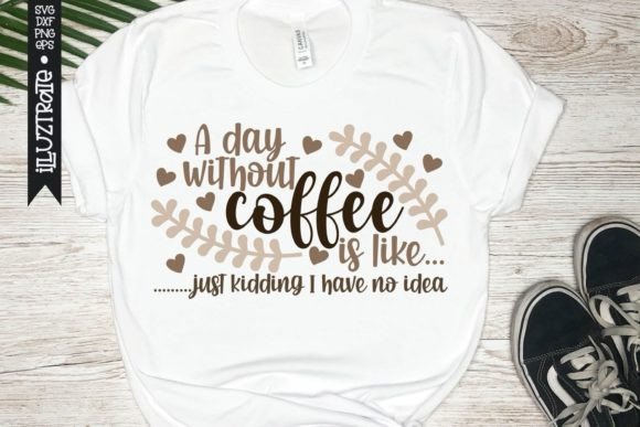 Coffee Quote Cutting File for Real Embroidery Projects