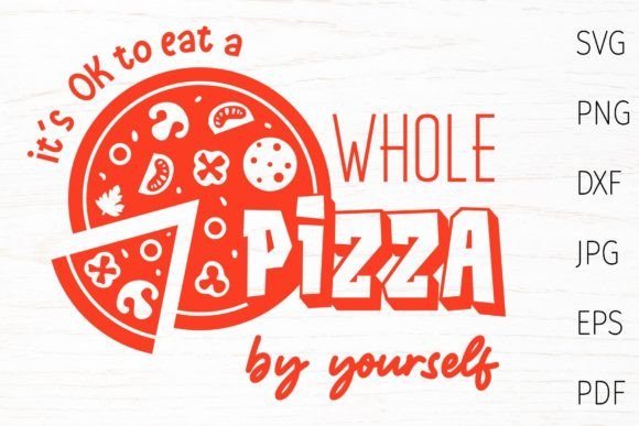Pizza Svg Cut File: A Playful Design for Kitchen and Apparel Projects