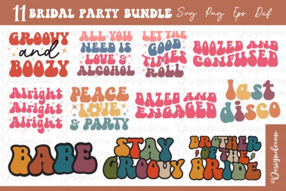 Retro Bridal Party Sublimation Bundle 2 Review
